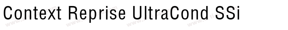 Context Reprise UltraCond SSi Normal字体转换